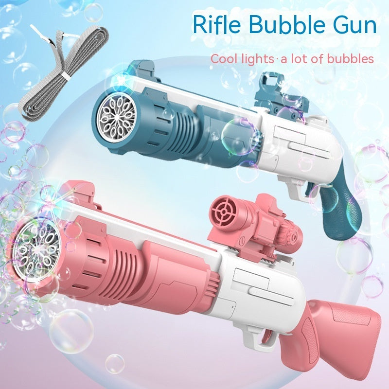 Electric Bubble Gun Children's Automatic Bubble Gatling Outdoor Toy Stall