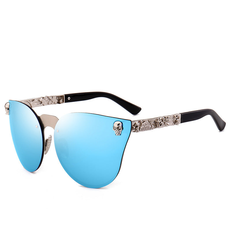 Skull sunglasses metal sunglasses