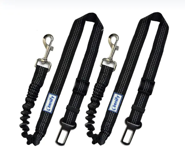 2 Pack Adjustable Car Dog Harness