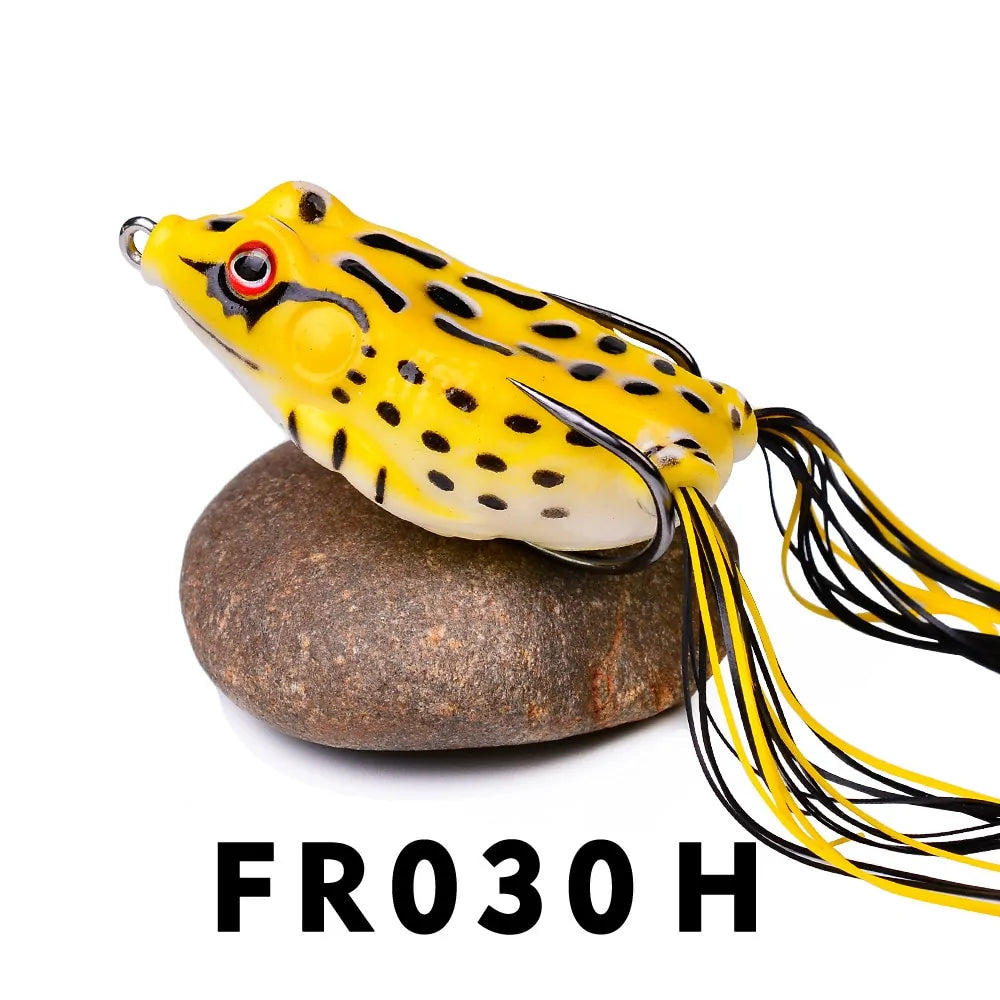 Frog Lure Soft Tube Bait Plastic Fishing Lure with Fishing Hooks