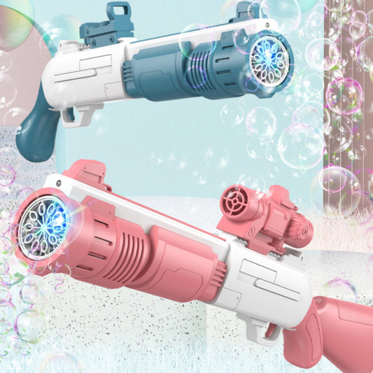 Electric Bubble Gun Children's Automatic Bubble Gatling Outdoor Toy Stall