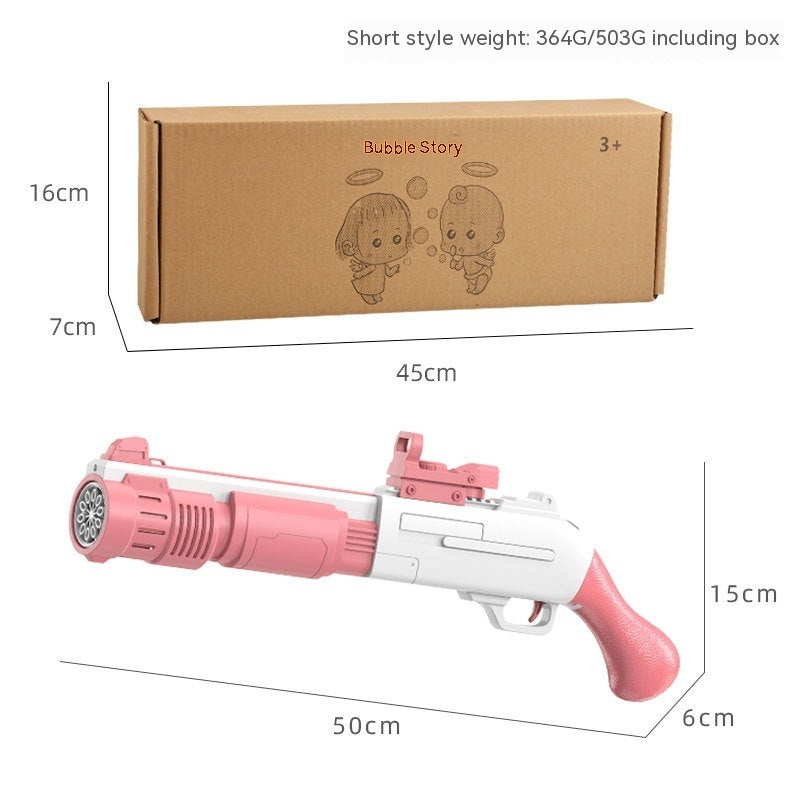 Electric Bubble Gun Children's Automatic Bubble Gatling Outdoor Toy Stall